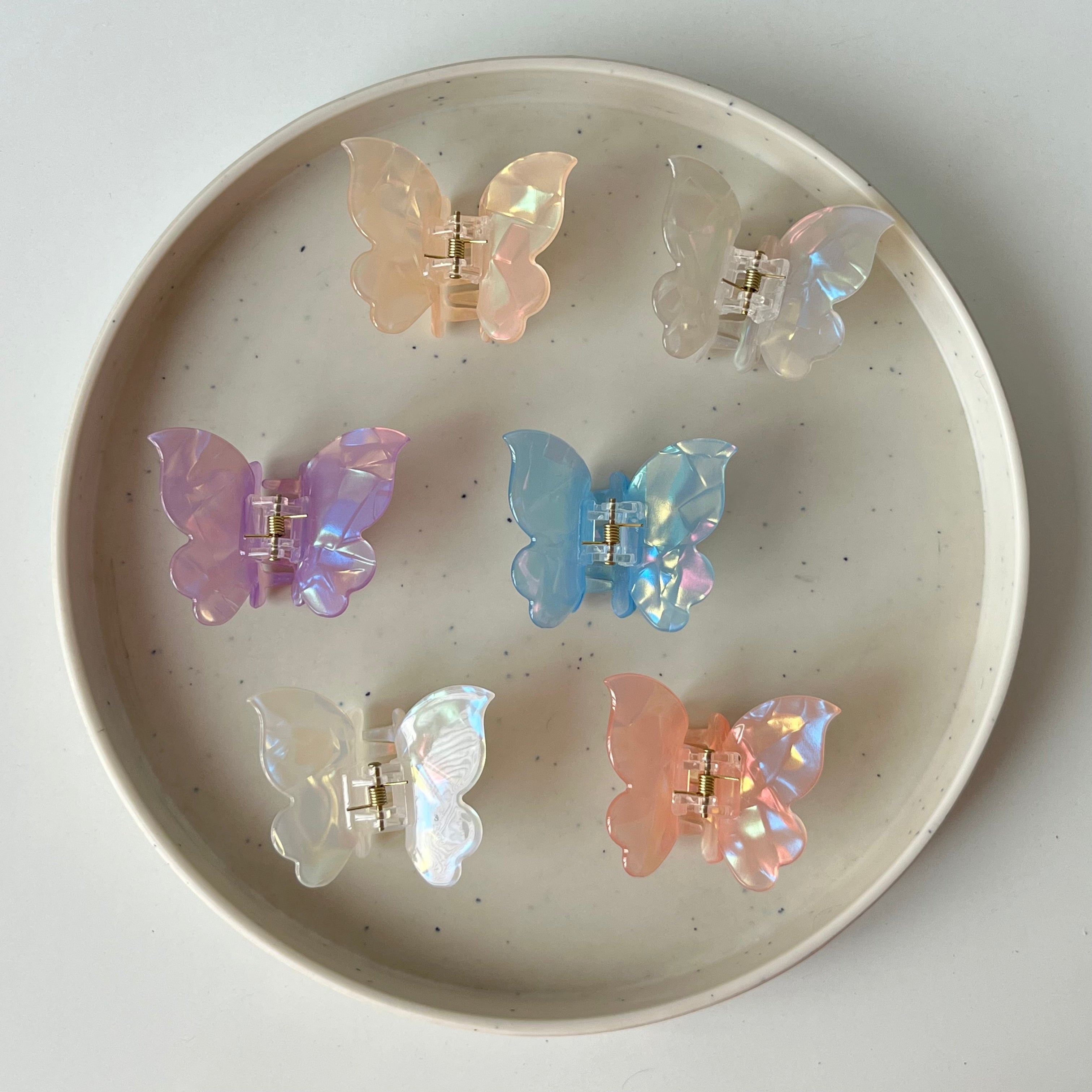 Lustre Butterfly – Medium Hair Claw (Vault Set of 6)